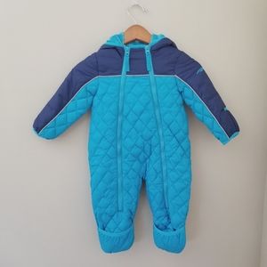 Blue Quilted Kids Jacket